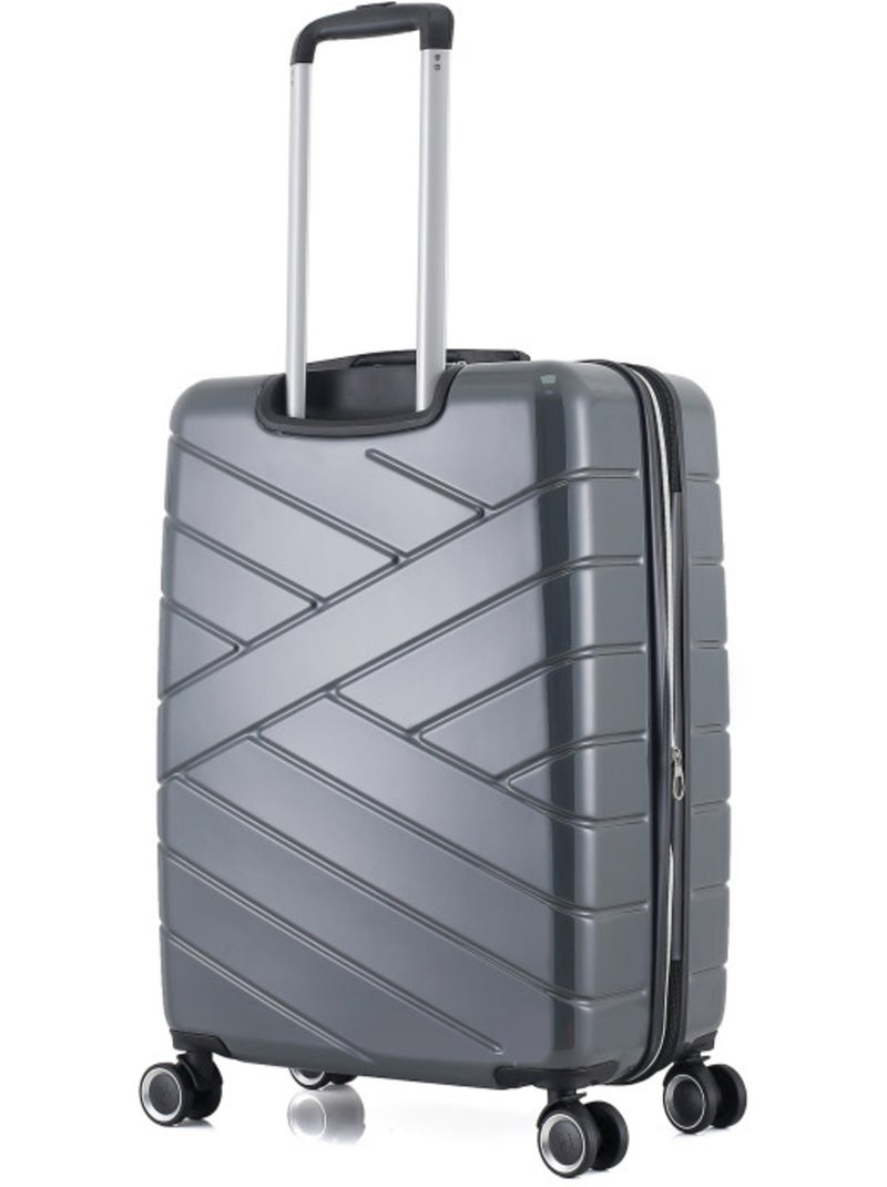 Valise cabine compatible toutes compagnies aériennes - lys paris Gris - Kiabi