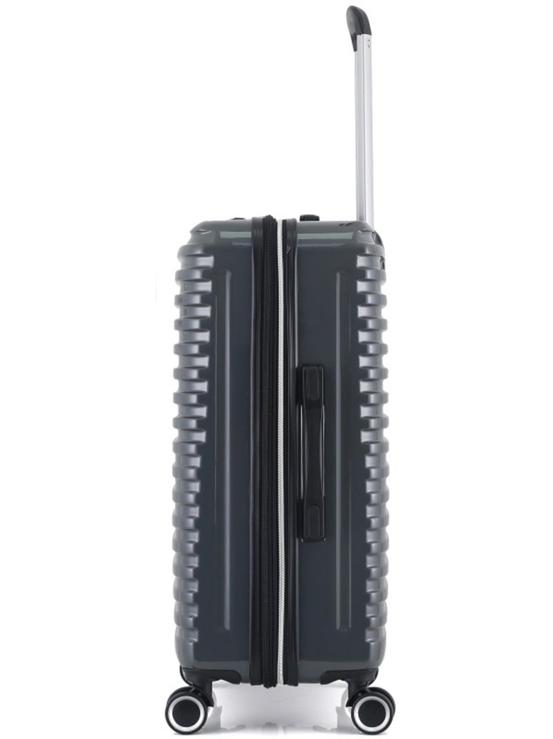 Valise cabine compatible toutes compagnies aériennes - lys paris Gris foncé - Kiabi