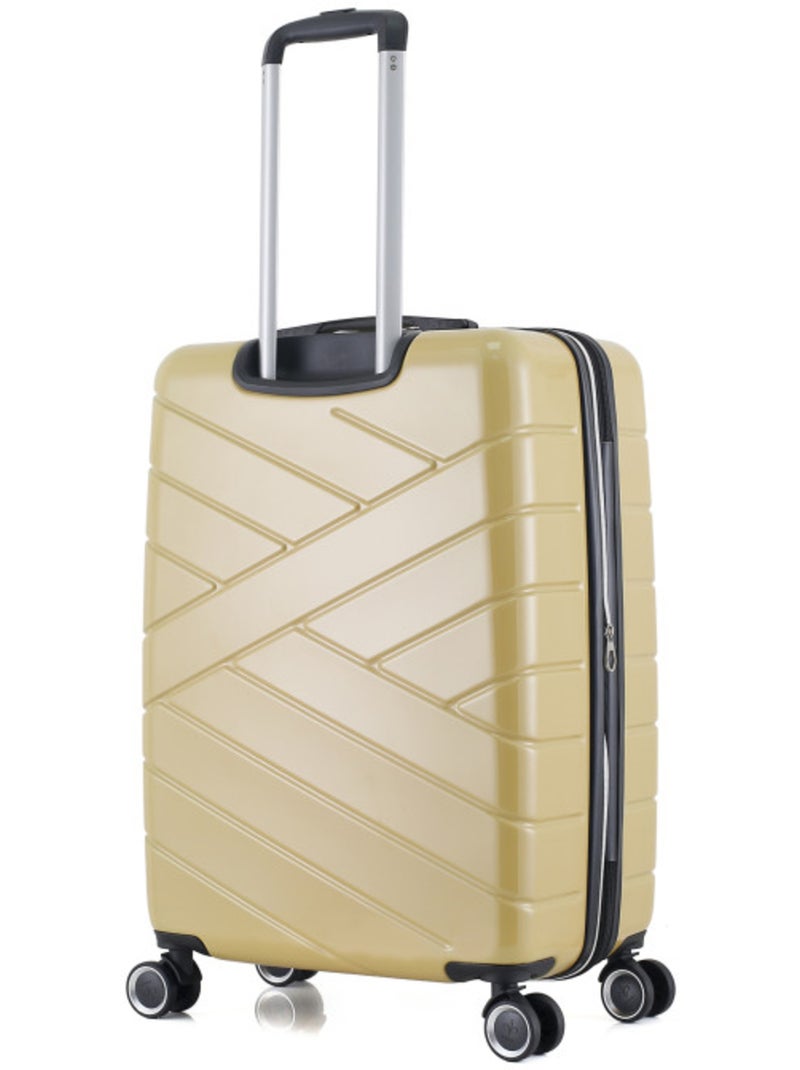 Valise cabine compatible toutes compagnies aériennes - lys paris Jaune - Kiabi