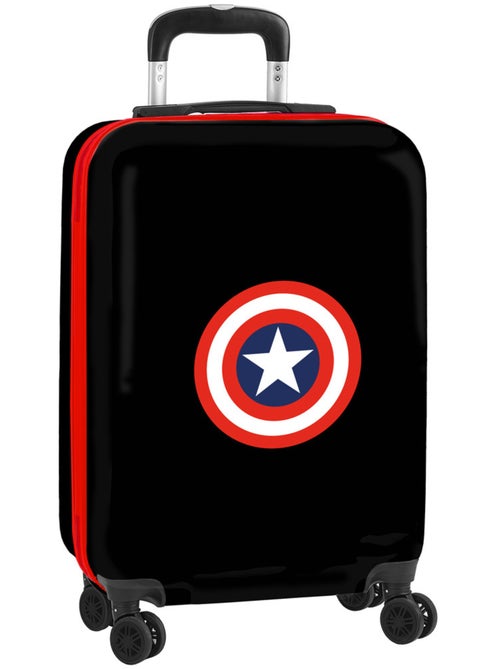 Valise cabine coque rigide motif bouclier Captain America Avengers - Kiabi