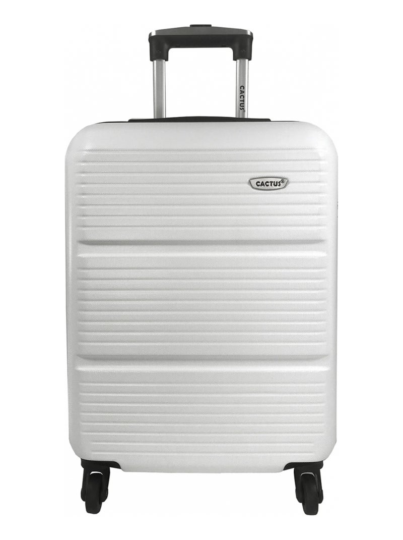 Valise cabine passe-partout rigide 54.80cm Blanc - Kiabi