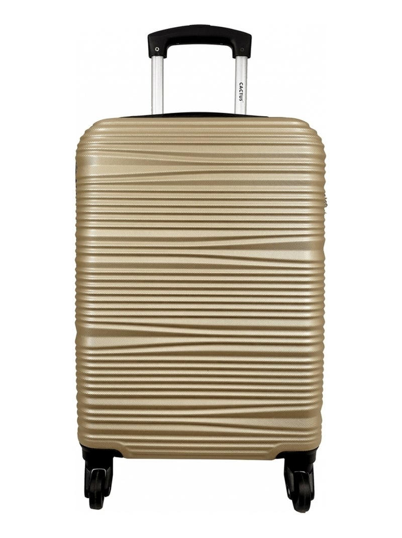 Valise cabine passe-partout rigide 54cm Beige - Kiabi