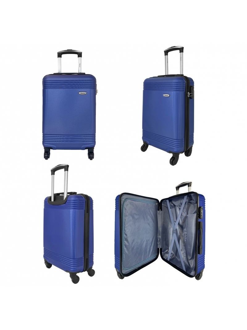 Valise cabine passe-partout rigide 55cm Bleu - Kiabi
