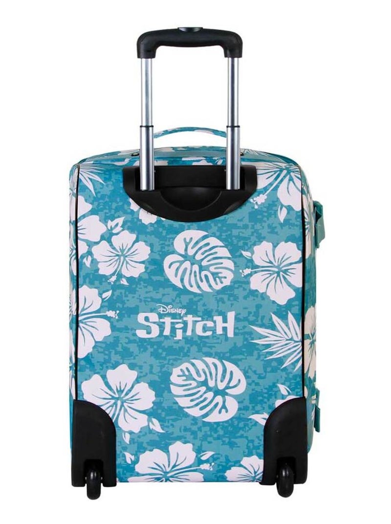 Valise Cabine Pliable - Disney Lilo et Stitch Aloha - Bleu - Taille Unique Bleu - Kiabi