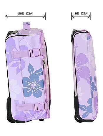 Valise Cabine Pliable - Disney Lilo et Stitch Stitch & Angel - Rose - Taille Unique