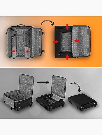 Valise Cabine Pliable - Disney Mickey Mouse Surprise - Noir - Taille Unique