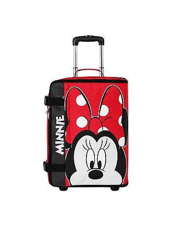Valise Cabine Pliable - Disney Minnie Mouse Curious - Rouge - Taille Unique