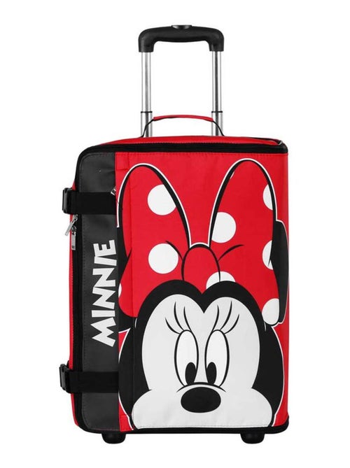 Valise Cabine Pliable - Disney Minnie Mouse Curious - Rouge - Taille Unique - Kiabi