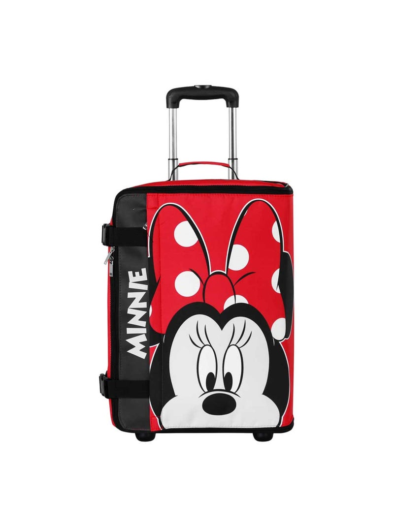 Valise Cabine Pliable - Disney Minnie Mouse Curious - Rouge - Taille Unique Rouge - Kiabi