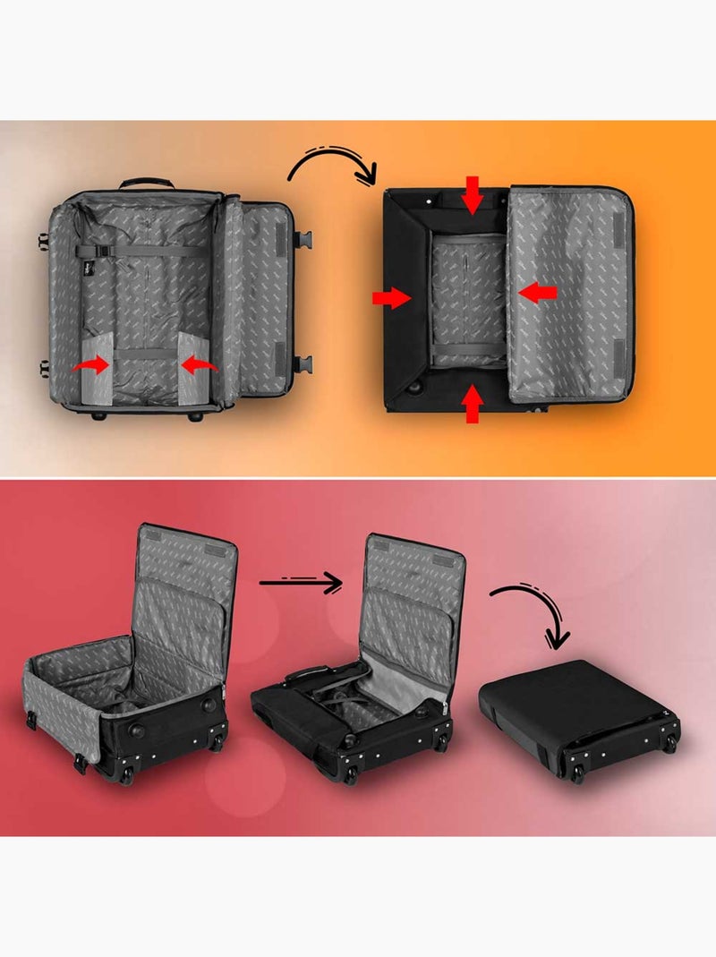 Valise Cabine Pliable - Disney Minnie Mouse Curious - Rouge - Taille Unique Rouge - Kiabi