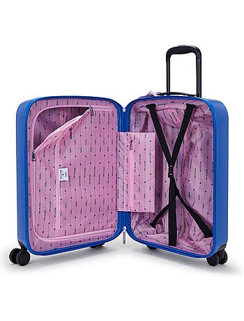 Valise Cabine Rigide 4 Roues Kipling Curiosity S Bleu 55 CM - Cadenas TSA intégré