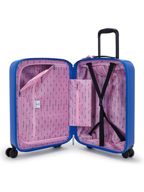 Valise Cabine Rigide 4 Roues Kipling Curiosity S Bleu 55 CM - Cadenas TSA intégré - Kiabi