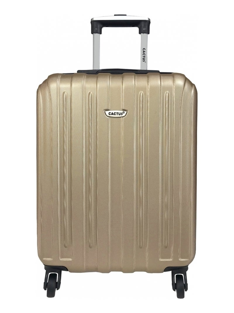 Valise cabine rigide 55cm ABS Beige - Kiabi