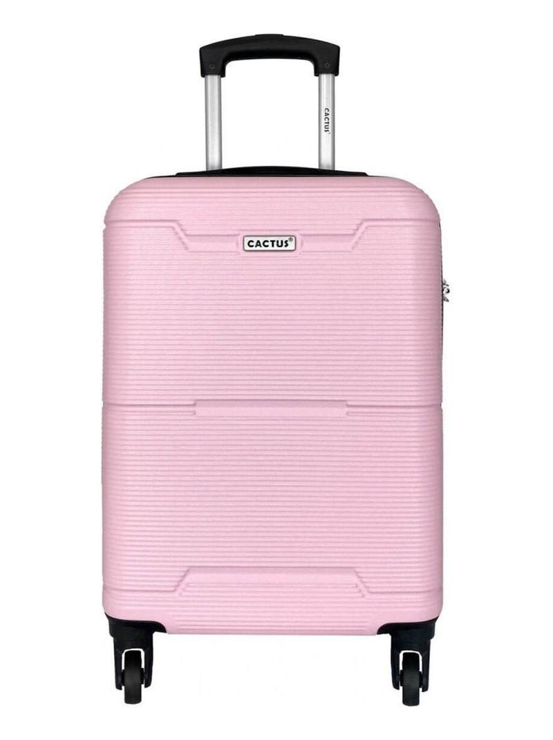 Valise cabine rigide 55cm Rose - Kiabi