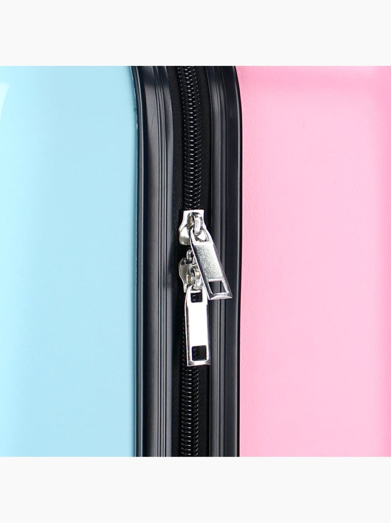 Valise cabine rigide Hello Kitty imprimée Vadobag Bleu Rose Noir - Kiabi