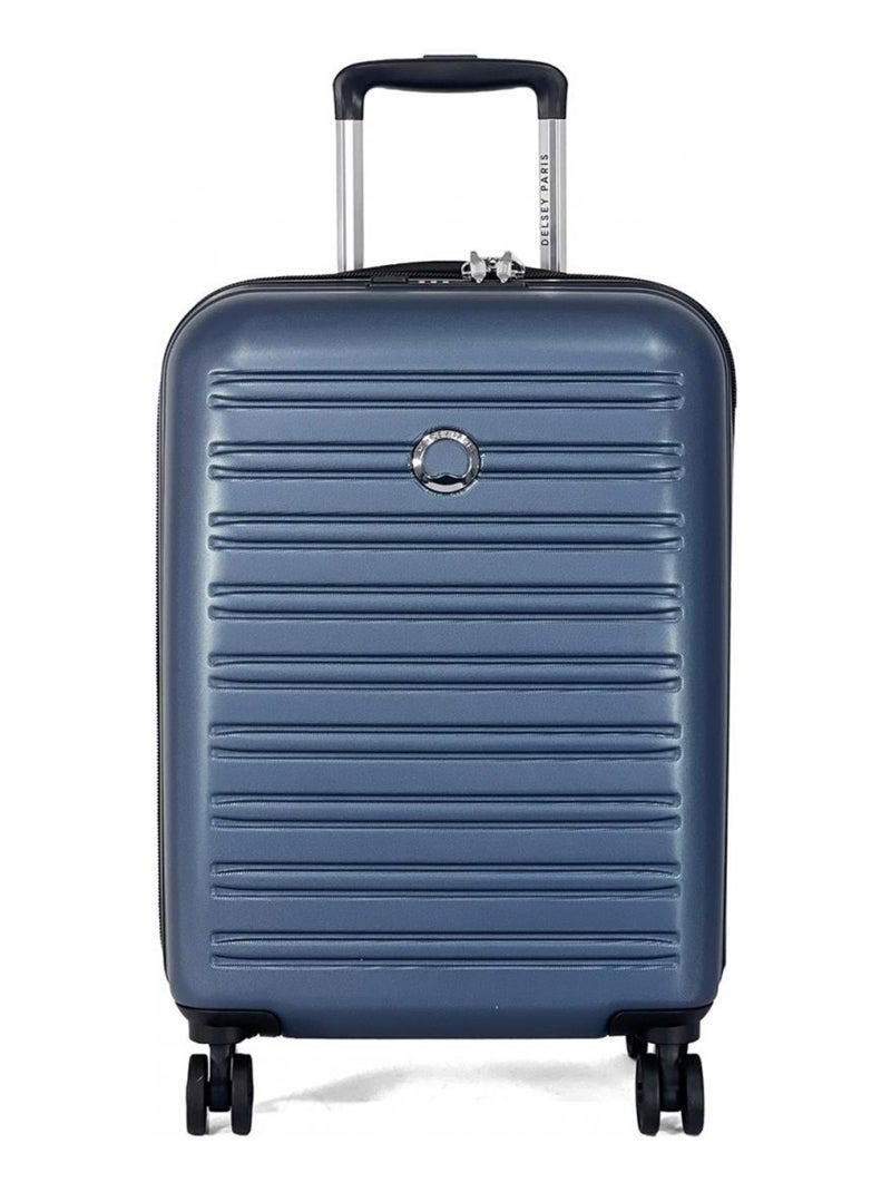 Valise cabine slim rigide Segur 2.0 TSA polycarbonate en Polycarbonate Bleu - Kiabi