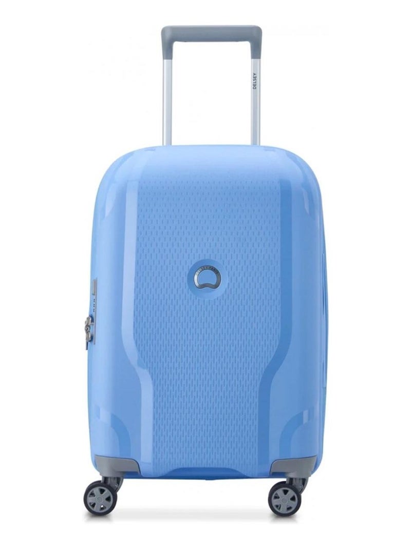 Valise cabine slim ultra-légère Clavel TSA polypropylène 55cm Bleu - Kiabi
