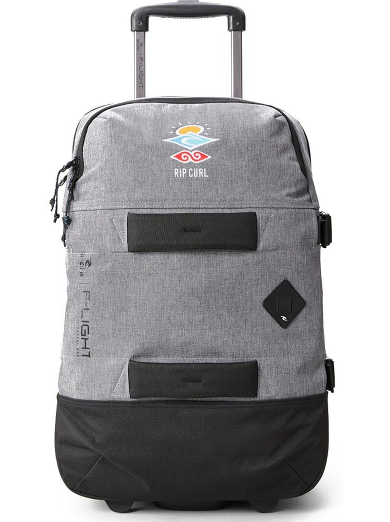 Valise cabine souple à roulettes Rip Curl F-Light Transit 50 L Gris - Kiabi
