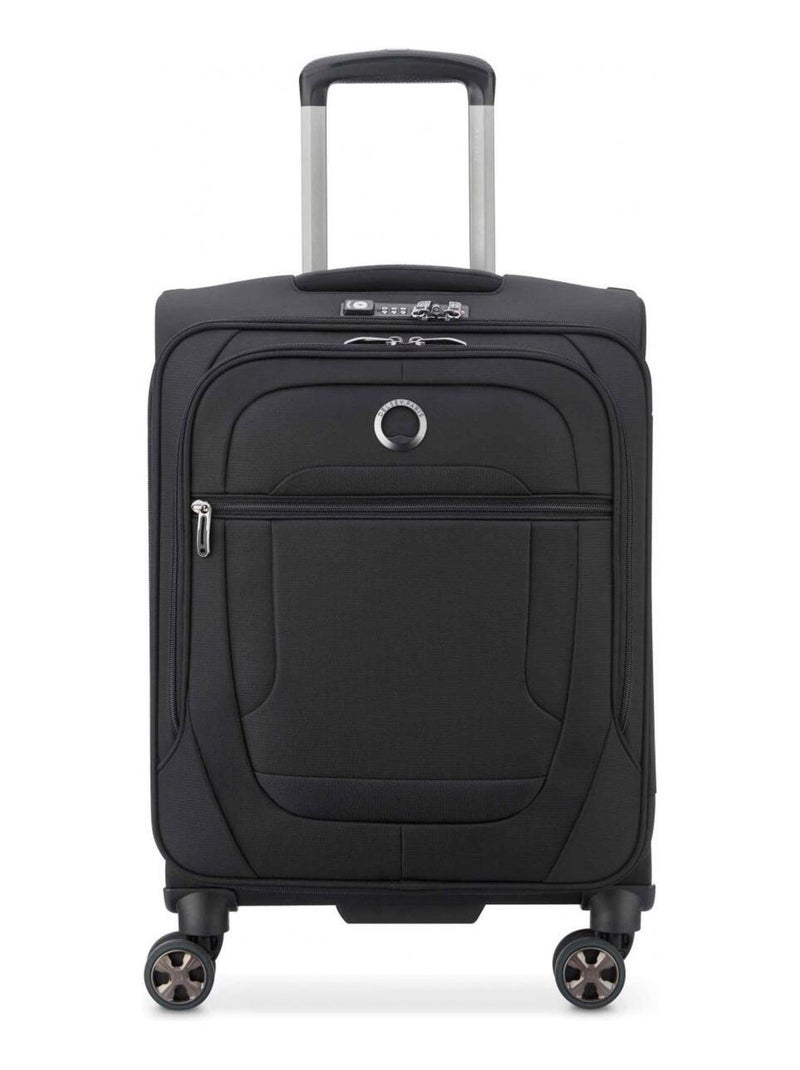 Valise cabine souple slim Helium DLX TSA 55cm Noir - Kiabi