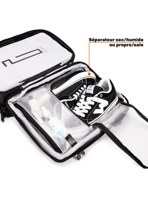 Valise Cabine Sous le siège 40x30x20 cm avec Pompe | Cadenas TSA | CELIMS France - Kiabi Valise Cabine Sous le siège 40x30x20 cm avec Pompe | Cadenas TSA | CELIMS France - Kiabi