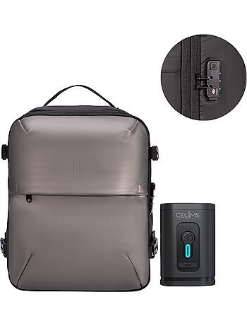 Valise Cabine Sous le siège 40x30x20 cm avec Pompe | Cadenas TSA | CELIMS France