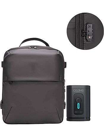 Valise Cabine Sous le siège 40x30x20 cm avec Pompe | Cadenas TSA | CELIMS France