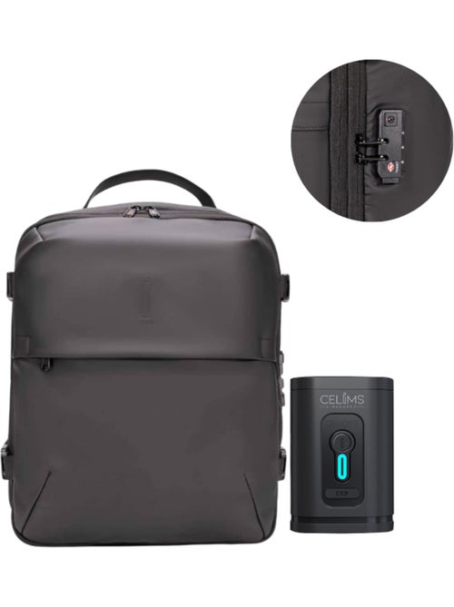 Valise Cabine Sous le siège 40x30x20 cm avec Pompe | Cadenas TSA | CELIMS France - Kiabi