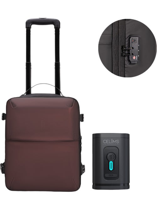 Valise Cabine Sous le siège 40x30x20 cm avec Trolley | Pompe Inclus | Cadenas TSA | CELIMS France - Kiabi Valise Cabine Sous le siège 40x30x20 cm avec Trolley | Pompe Inclus | Cadenas TSA | CELIMS France - Kiabi