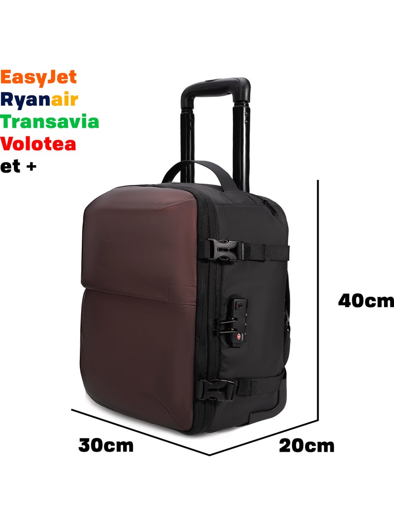 Valise Cabine Sous le siège 40x30x20 cm avec Trolley | Pompe Inclus | Cadenas TSA | CELIMS France Bordeaux - Kiabi