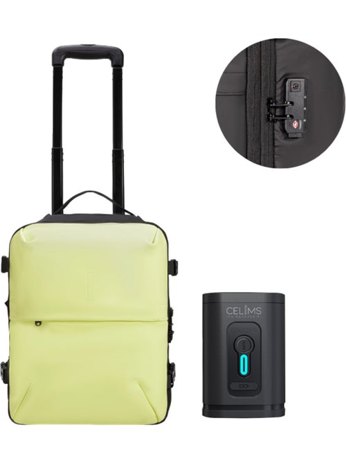Valise Cabine Sous le siège 40x30x20 cm avec Trolley | Pompe Inclus | Cadenas TSA | CELIMS France - Kiabi Valise Cabine Sous le siège 40x30x20 cm avec Trolley | Pompe Inclus | Cadenas TSA | CELIMS France - Kiabi