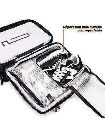 Valise Cabine Sous le siège 40x30x20 cm avec Trolley | Pompe Inclus | Cadenas TSA | CELIMS France