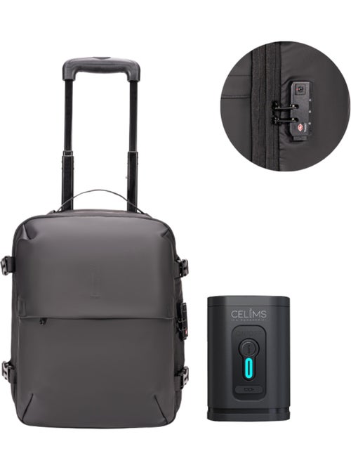 Valise Cabine Sous le siège 40x30x20 cm avec Trolley | Pompe Inclus | Cadenas TSA | CELIMS France - Kiabi Valise Cabine Sous le siège 40x30x20 cm avec Trolley | Pompe Inclus | Cadenas TSA | CELIMS France - Kiabi