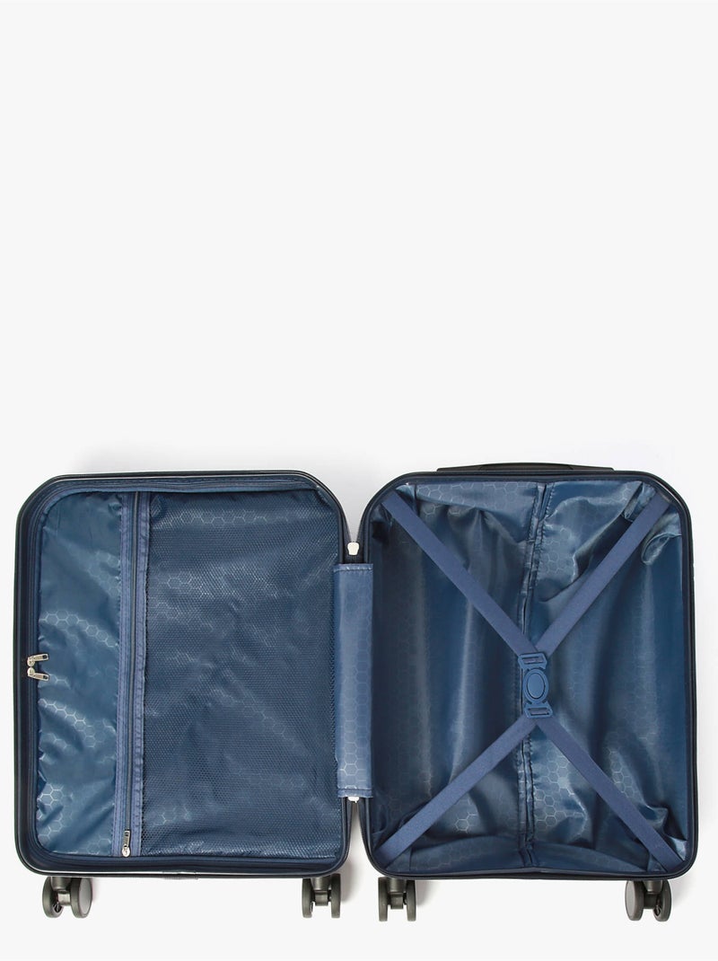 Valise cabine travel a.b.s Bleu marine - Kiabi