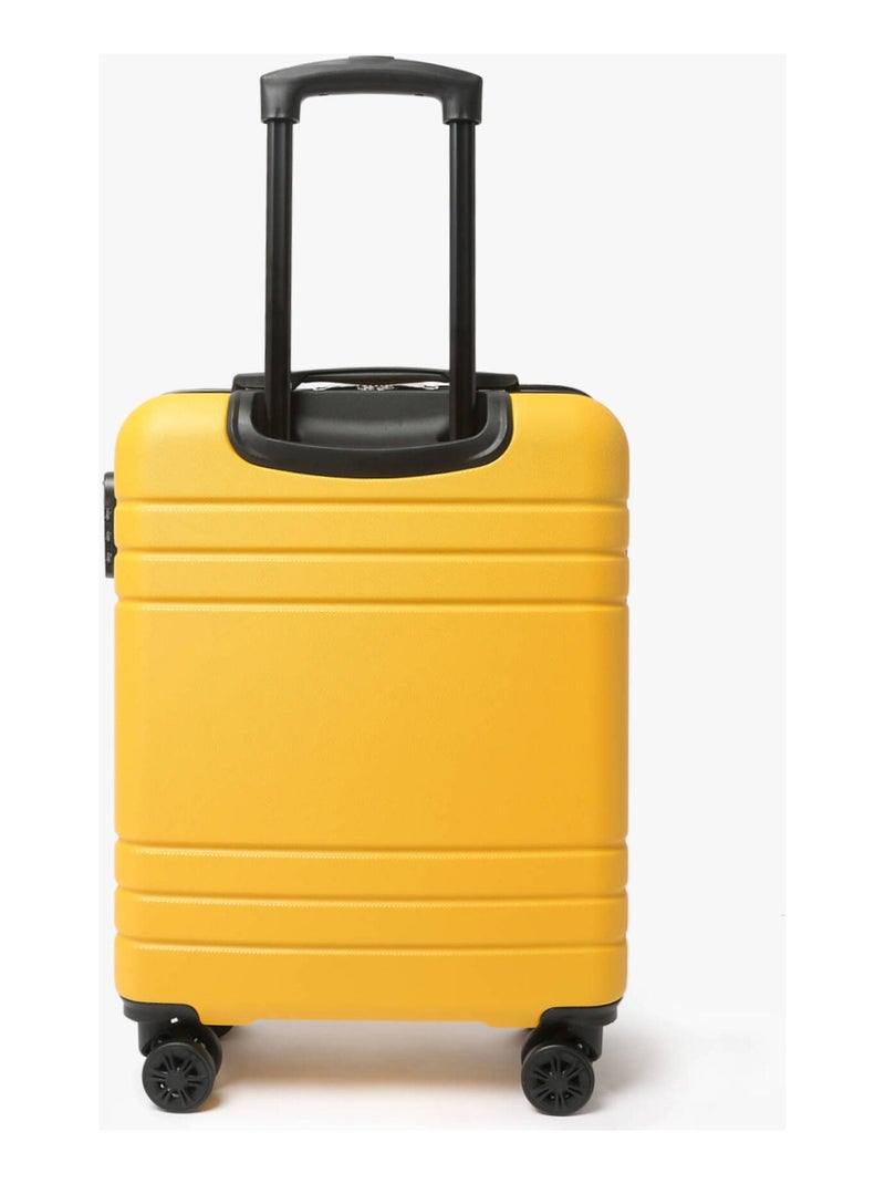 Valise Cabine Travel A.b.s Jaune moutarde - Kiabi
