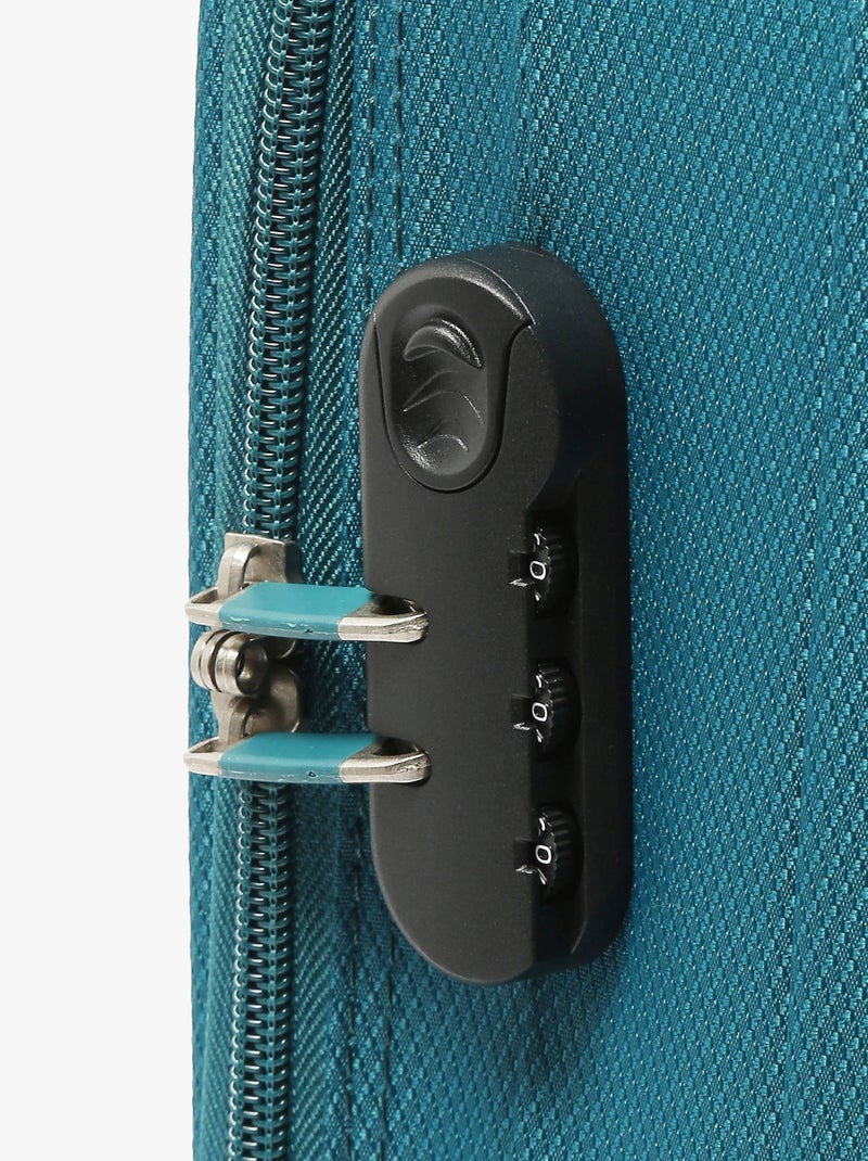 Valise Cabine Travel Nylon Bleu turquoise - Kiabi