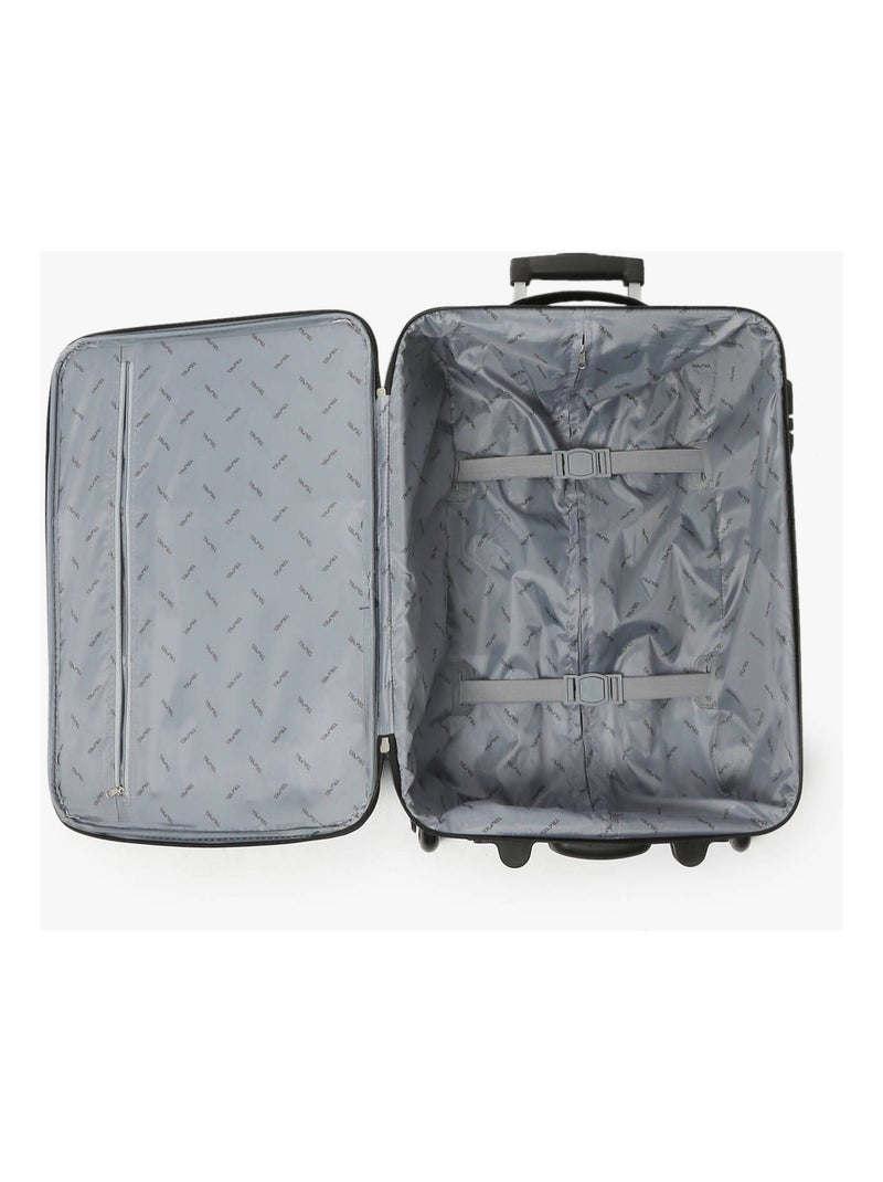 Valise Cabine Travel Nylon Noir - Kiabi