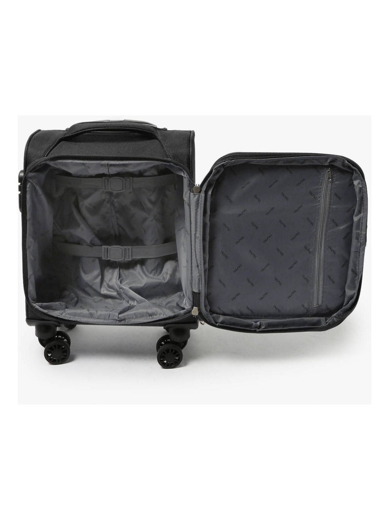 Valise Cabine Travel Nylon Noir - Kiabi