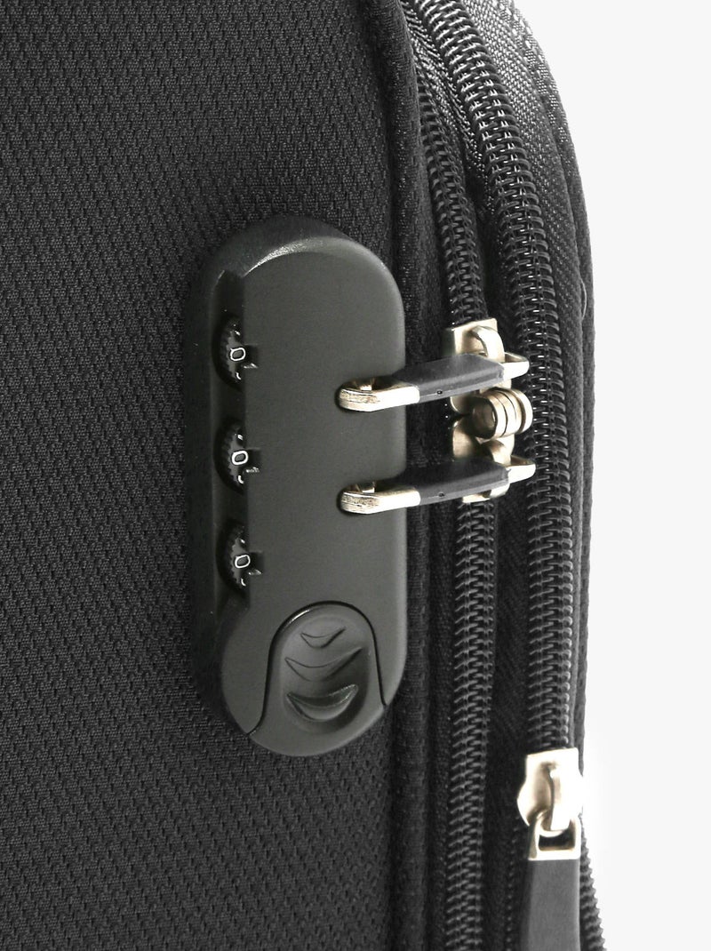 Valise Cabine Travel Nylon Noir - Kiabi