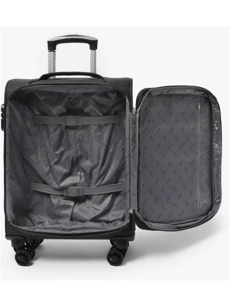 Valise Cabine Travel Nylon Noir - Kiabi