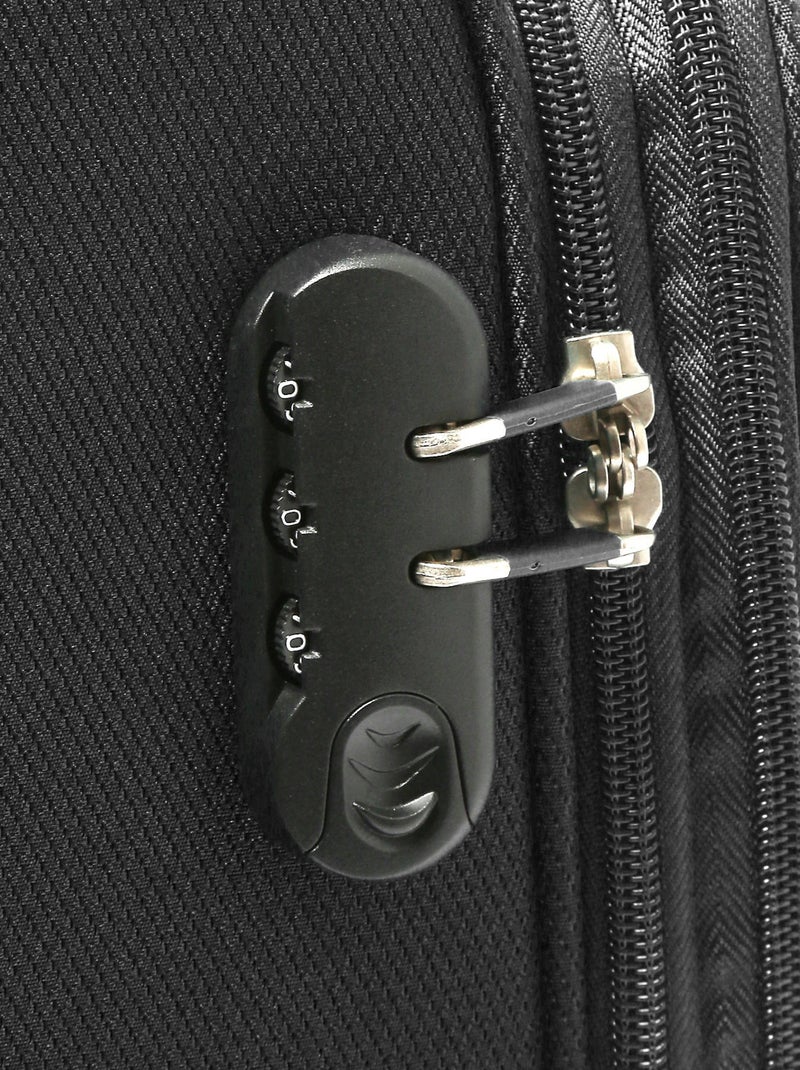 Valise Cabine Travel Nylon Noir - Kiabi