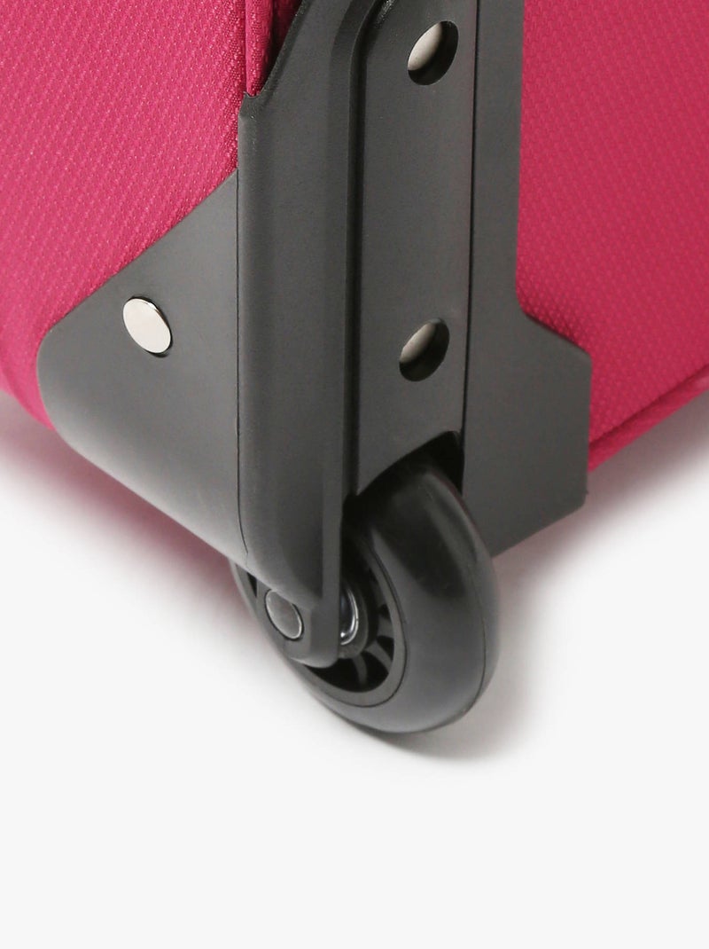 Valise Cabine Travel Nylon Rose fushia - Kiabi