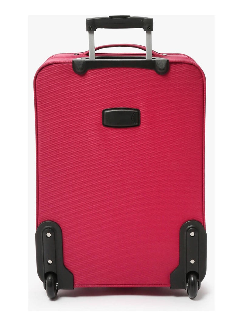 Valise Cabine Travel Nylon Rose fushia - Kiabi
