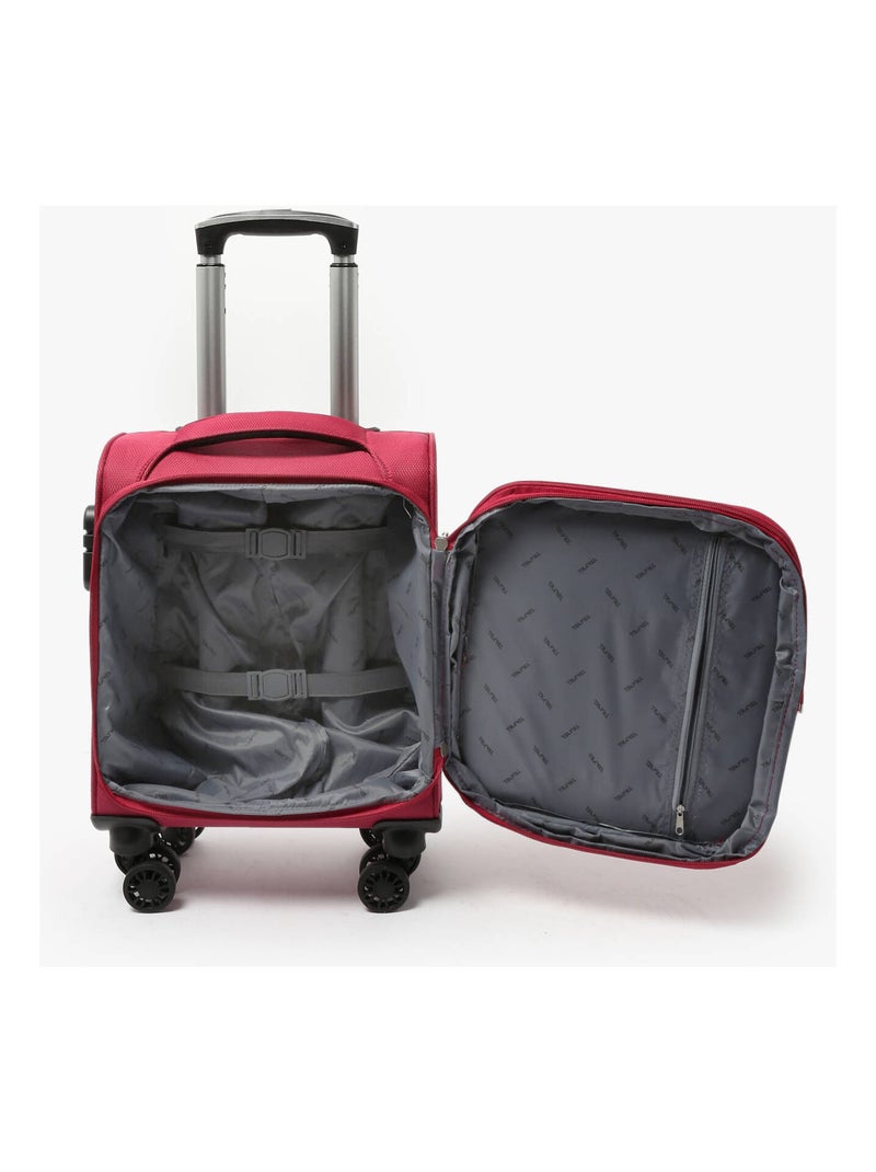 Valise Cabine Travel Nylon Rose fushia - Kiabi