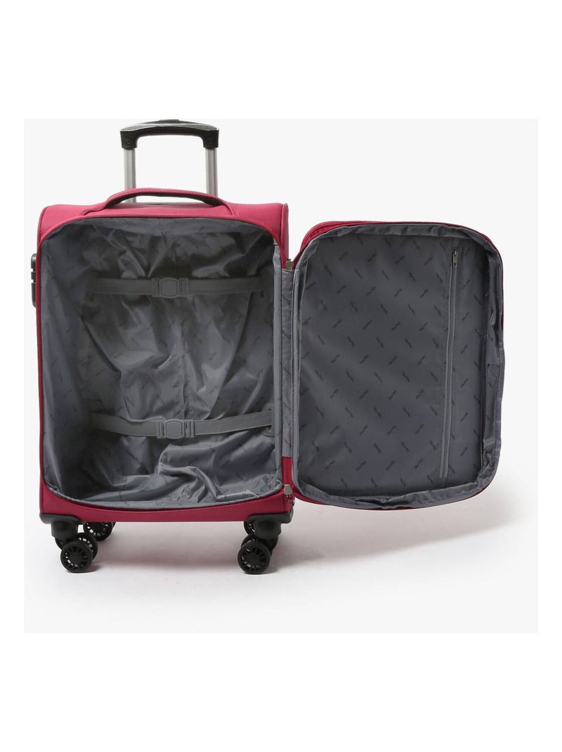 Valise Cabine Travel Nylon Rose fushia - Kiabi