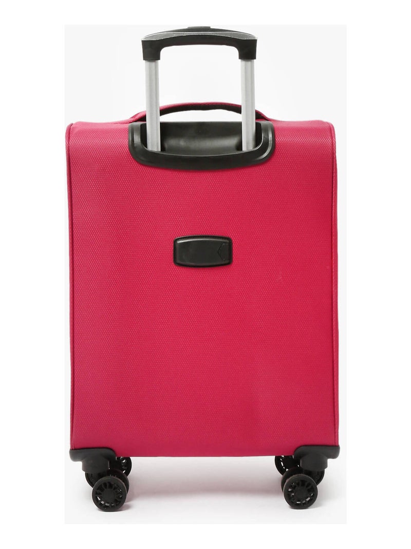 Valise Cabine Travel Nylon Rose fushia - Kiabi