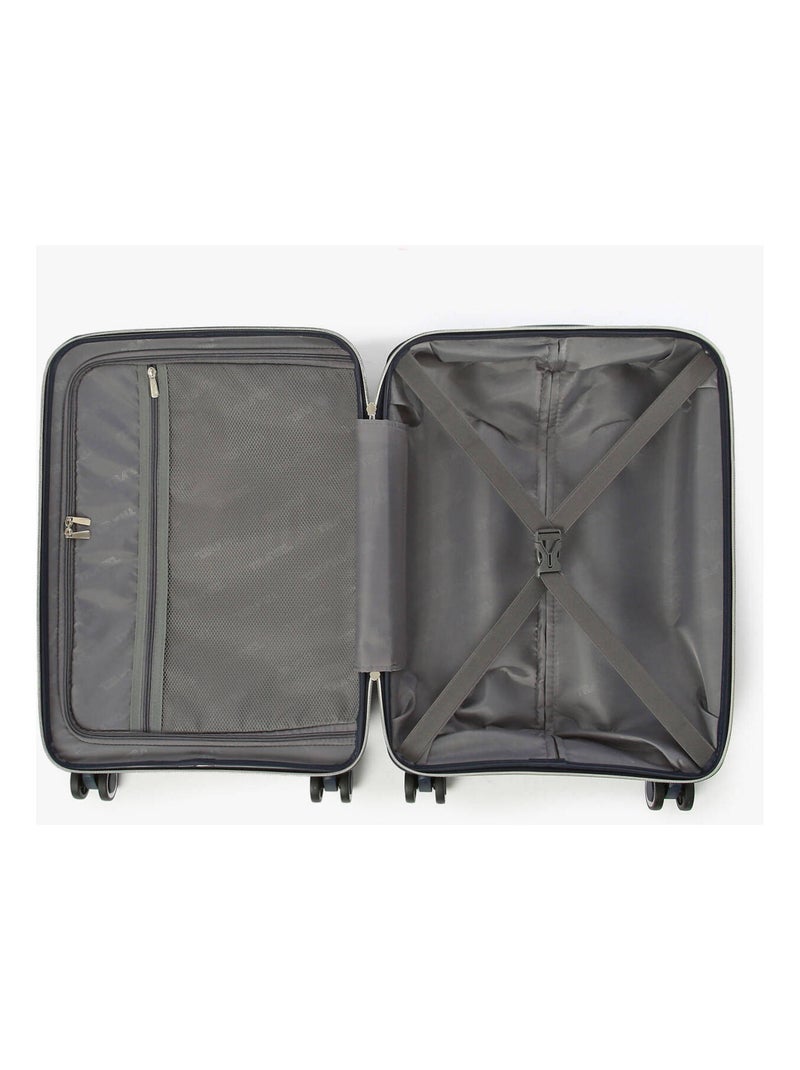 Valise Cabine Travel Polypropylene Bleu marine - Kiabi