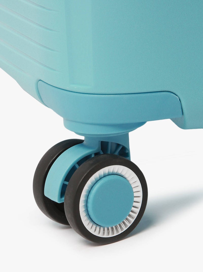 Valise Cabine Travel Polypropylene Bleu turquoise - Kiabi