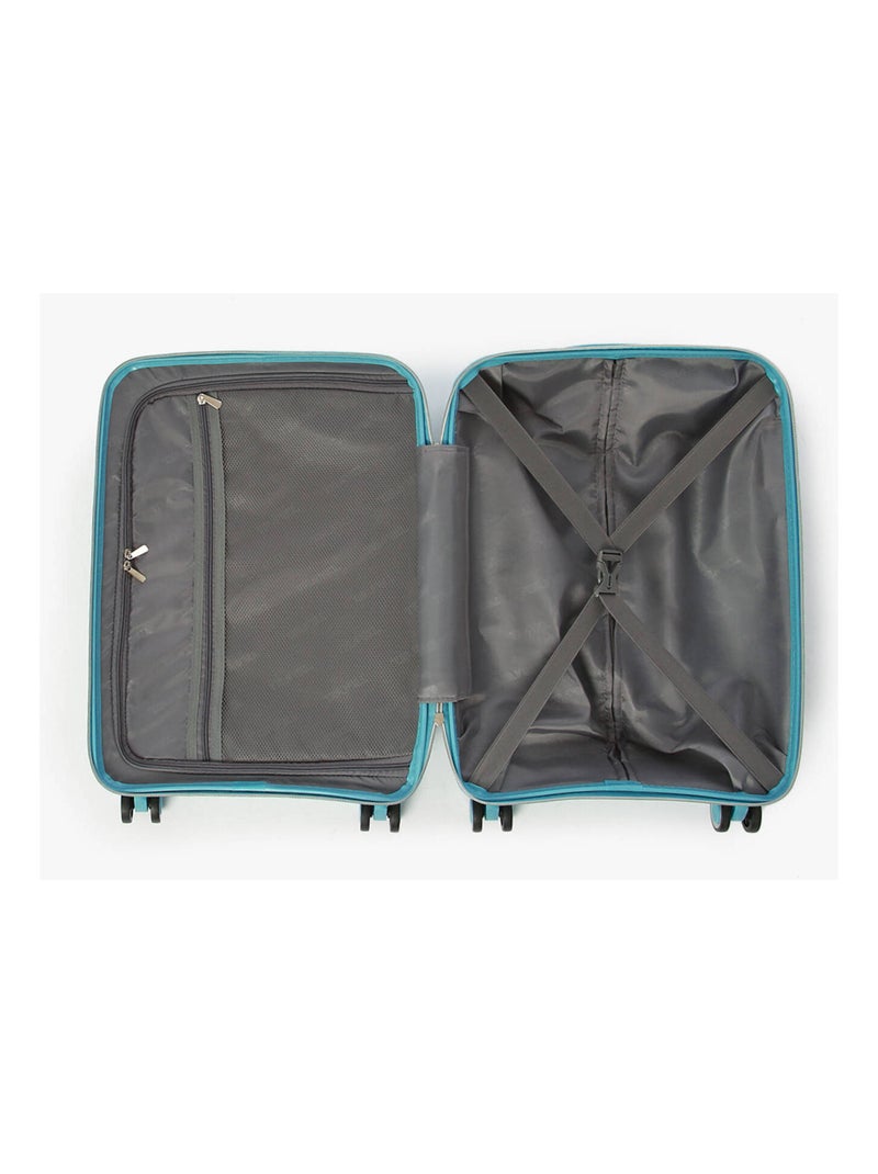Valise Cabine Travel Polypropylene Bleu turquoise - Kiabi