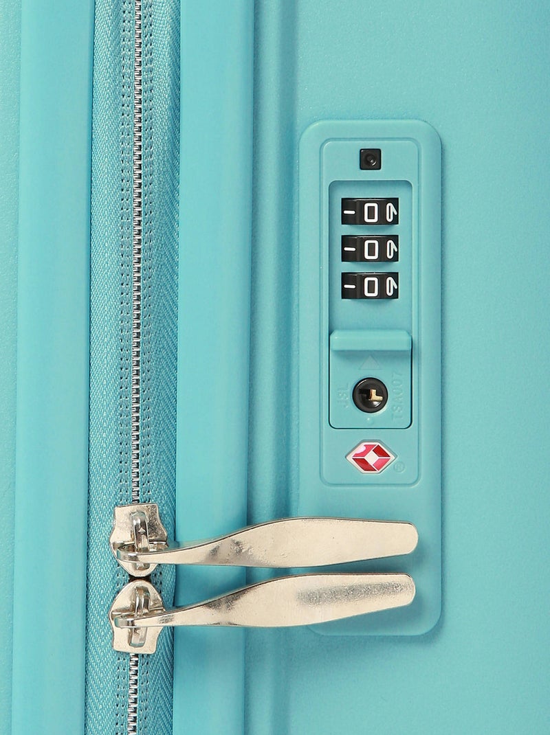 Valise Cabine Travel Polypropylene Bleu turquoise - Kiabi