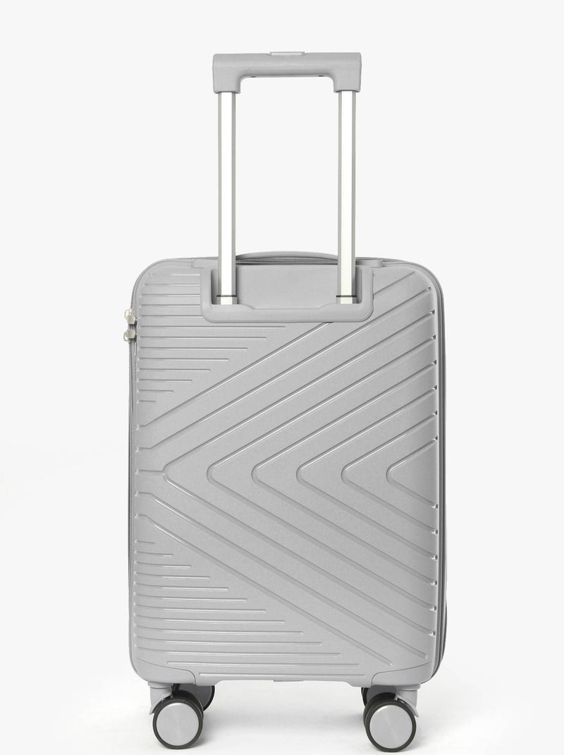 Valise cabine travel polypropylene Gris Gris - Kiabi